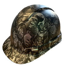 Load image into Gallery viewer, Custom Hydro Dipped Hard Hat Silver Metallic Gambler Vented Ridgeline Cap Style