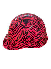 Load image into Gallery viewer, Hard Hat Ridgeline Cap Style Custom Hot Pink Zebra Print