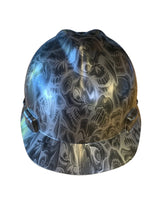 Load image into Gallery viewer, Hard Hat MSA V-Gard Cap Style Custom Hydro Dipped Negative Insanity Skulls