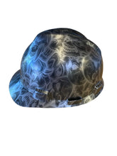 Load image into Gallery viewer, Hard Hat MSA V-Gard Cap Style Custom Hydro Dipped Negative Insanity Skulls