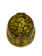 Load image into Gallery viewer, Hard Hat Hydro Dipped Ridgeline Cap Kandy Gold Insanity Skulls