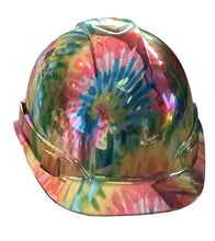 Load image into Gallery viewer, Hard Hat Ridgeline Cap Style Custom Chrome Tie Dye