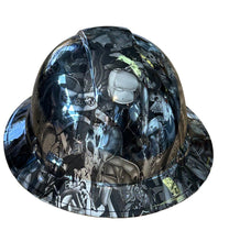 Load image into Gallery viewer, Custom Ridgeline Full Brim Hard Hat Chrome Naughty Boy