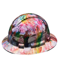 Load image into Gallery viewer, Custom Ridgeline Full Brim Hard Hat Chrome Slick Neon