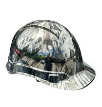 Load image into Gallery viewer, Hard Hat Ridgeline Cap Style Custom Chrome Ace of Skulls