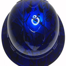 Load image into Gallery viewer, Custom Hard Hat Ridgeline Full Brim Kandy Blue Graffiti