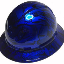 Load image into Gallery viewer, Custom Hard Hat Ridgeline Full Brim Kandy Blue Graffiti