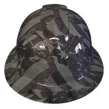Load image into Gallery viewer, Hard Hat Ridgeline Full Brim Custom Slate Gray Midnight American Flags