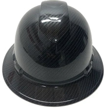 Load image into Gallery viewer, Custom Hydro Dipped NEW CHROME Carbon Fiber Hard Hat Ridgeline Full Brim