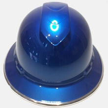 Load image into Gallery viewer, Custom Painted Speedway Blue Ridgeline Full Brim With Chrome EdgeGard