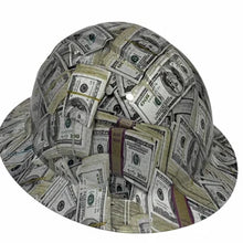 Load image into Gallery viewer, Custom Hydro Dipped Hard Hat White 100 Stacks Ridgeline Full Brim