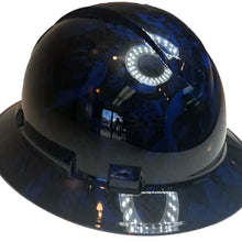Load image into Gallery viewer, Custom Hard Hat Blue Gambler Ridgeline Full Brim