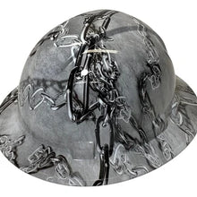Load image into Gallery viewer, Hydro Dip Hard Hat White Chains Pyramex Ridgeline Protective