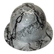 Load image into Gallery viewer, Hydro Dip Hard Hat White Chains Pyramex Ridgeline Protective