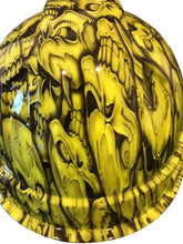 Load image into Gallery viewer, Custom Hard Hat Hi Vis Green Insanity Skulls Ridgeline Cap Style