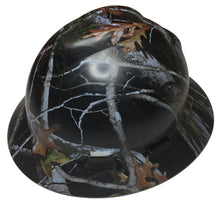 Load image into Gallery viewer, Custom Hard Hat Black Vista Camo Full Brim MSA V-Gard