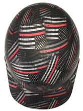 Load image into Gallery viewer, Hard Hat Pyramex SL Series Sleek Shell Cap Style Custom American Flag Thin Red Line