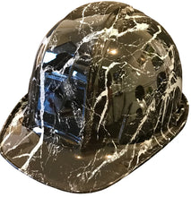 Load image into Gallery viewer, Hard Hat Pyramex SL Series Cap Style Custom Hydro Dipped Black Marble