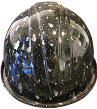 Load image into Gallery viewer, Custom Hydro Dipped Hard Hat SL Series Cap Style Custom Black Raindrops