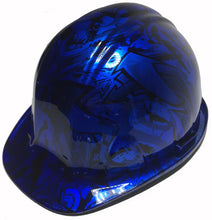 Load image into Gallery viewer, Custom Hard Hat Kandy Blue Translucent Graffiti SL Series Cap Style