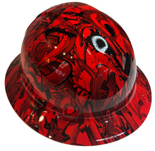 Load image into Gallery viewer, Hard Hat Ridgeline Full Brim Custom Red Graffiti