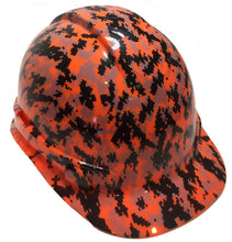 Load image into Gallery viewer, Hard Hat Ridgeline Cap Style Custom Hi Vis Orange Digital Camo