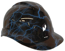Load image into Gallery viewer, Hard Hat Ridgeline Cap Style Custom Light Blue Lightning