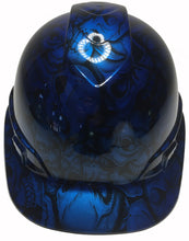 Load image into Gallery viewer, Custom Hard Hat Speedway Blue Insanity Skulls Cap Style Ridgeline