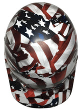 Load image into Gallery viewer, Hydro Dipped Hard Hat Pyramex SL Series Sleek Shell Cap Style Custom American Flag
