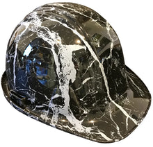 Load image into Gallery viewer, Hard Hat Pyramex SL Series Cap Style Custom Hydro Dipped Black Marble