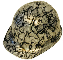Load image into Gallery viewer, Hard Hat SL Series Cap Style Custom Hydro Dipped Silver Metallic Insanty Skulls