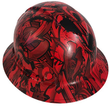 Load image into Gallery viewer, Hard Hat Ridgeline Full Brim Custom Red Graffiti