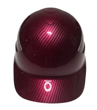 Load image into Gallery viewer, Custom Hydro Dipped Brandywine Red Gold Carbon Fiber Bump Cap