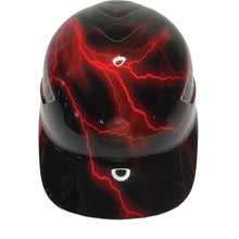 Load image into Gallery viewer, Custom Hydro Dipped Red Lightning Bump Cap