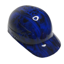 Load image into Gallery viewer, Custom Hydro Dipped Blue No Evil Skulls Bump Cap