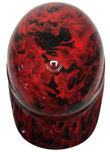 Load image into Gallery viewer, Custom Hydro Dipped Red Flames Bump Cap