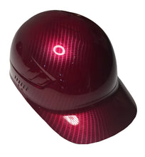 Load image into Gallery viewer, Custom Hydro Dipped Brandywine Red Gold Carbon Fiber Bump Cap