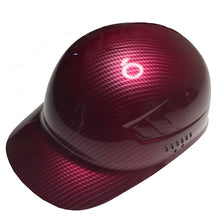 Load image into Gallery viewer, Custom Hydro Dipped Brandywine Red Gold Carbon Fiber Bump Cap