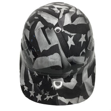 Load image into Gallery viewer, Custom Hydro Dipped White Midnight American Flag Bump Cap