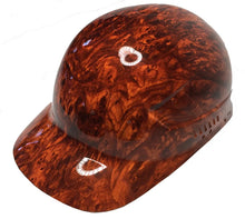 Load image into Gallery viewer, Custom Hydro Dipped Orange Burlwood Bump Cap