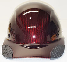 Load image into Gallery viewer, Custom Hydro Dip Translucent Red Carbon Fiber Lift DAX HDCC-17KG Cap Hard Hat