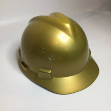 Load image into Gallery viewer, Custom Painted MSA Cap Style Gold Metalic