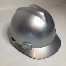Load image into Gallery viewer, Custom Painted MSA Cap Style Silver Metallic