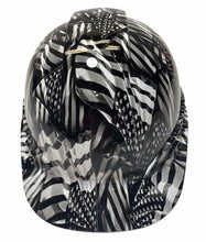 Load image into Gallery viewer, Custom Hydro Dipped Hard Hat Negative American Flags Ridgeline Cap Style