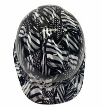 Load image into Gallery viewer, Custom Hydro Dipped Hard Hat Negative American Flags Ridgeline Cap Style