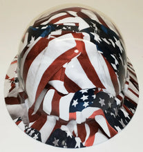 Load image into Gallery viewer, Hydro Dip American Flags Lift Briggs Full Brim Vented Hard Hat