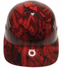 Load image into Gallery viewer, Custom Hydro Dipped Bump Cap Red Naughty Boy