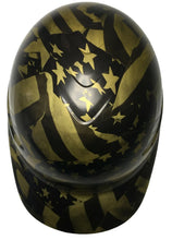 Load image into Gallery viewer, Hydro Dipped Custom Bump Cap Metalic Gold Midnight Flags