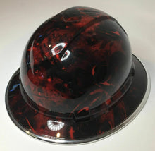 Load image into Gallery viewer, Custom Hard Hat Ridgeline Full Brim Red Turbos & Pistons