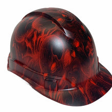 Load image into Gallery viewer, Hard Hat Ridgeline Cap Style Custom Red Red Eye Creeper